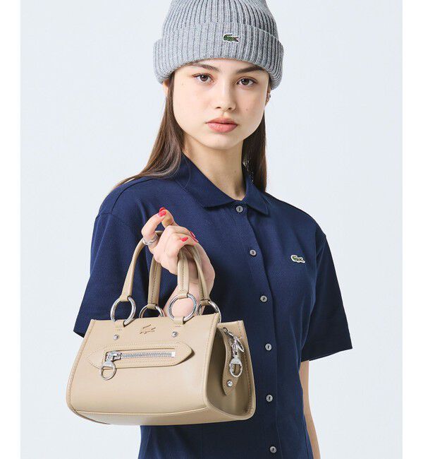 LACOSTE「セリス スモール トップハンドルバッグ」|ハンドバッグ|
