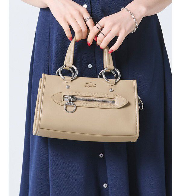 LACOSTE「セリス スモール トップハンドルバッグ」|ハンドバッグ|