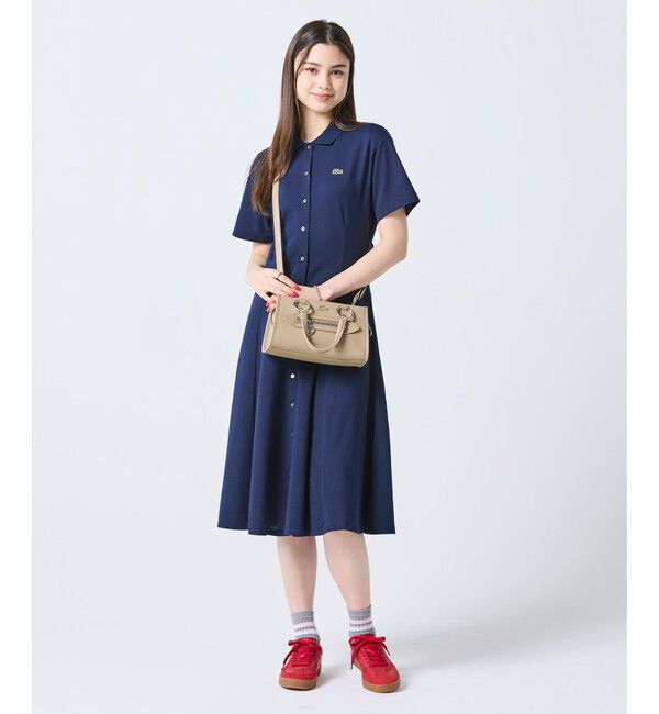 LACOSTE「セリス スモール トップハンドルバッグ」|ハンドバッグ|