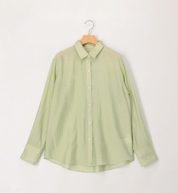 NOLLEY'S sophi「《セットアップ対応》シアーローン２WAYシャツ」|シャツ・ブラウス|
