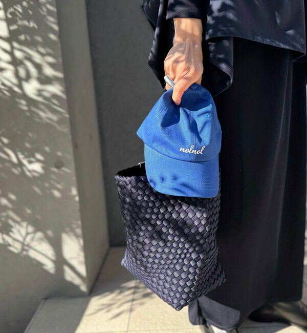 NOLLEY'S「【nolnol/ノルノル】ロゴ刺繍キャップ」|キャップ・キャスケット|ブルー