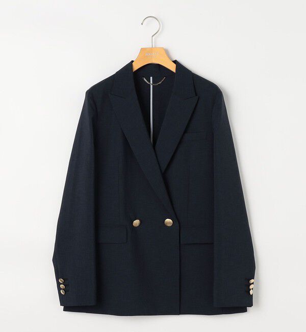 NOLLEY'S sophi「《セットアップ対応》ウォッシャブルブリーザブルシャンブレーダブルジャケット」|テーラードジャケット|