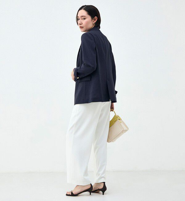 NOLLEY'S sophi「《セットアップ対応》ウォッシャブルブリーザブルシャンブレーダブルジャケット」|テーラードジャケット|