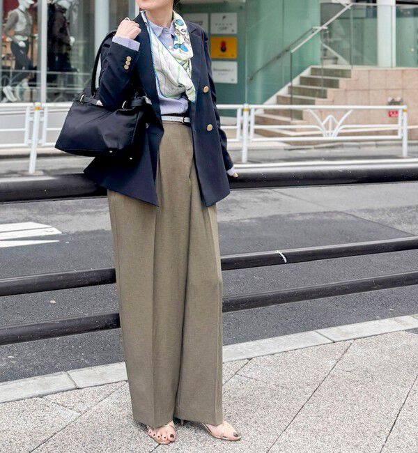 NOLLEY'S「ウォッシャブルラップ風ワイドパンツ」|その他|