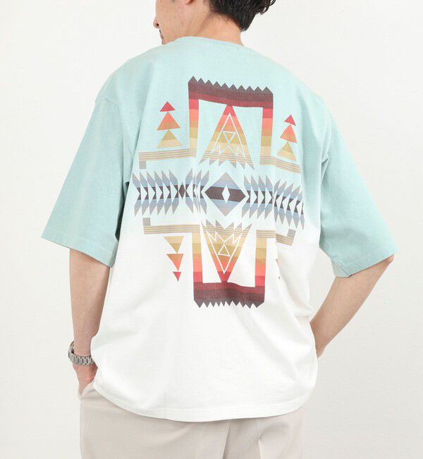 NOLLEY'S goodman「【PENDLETON/ペンドルトン】Gradation dye Back Print S/S T 26SS」|Tシャツ・カットソー|ミント