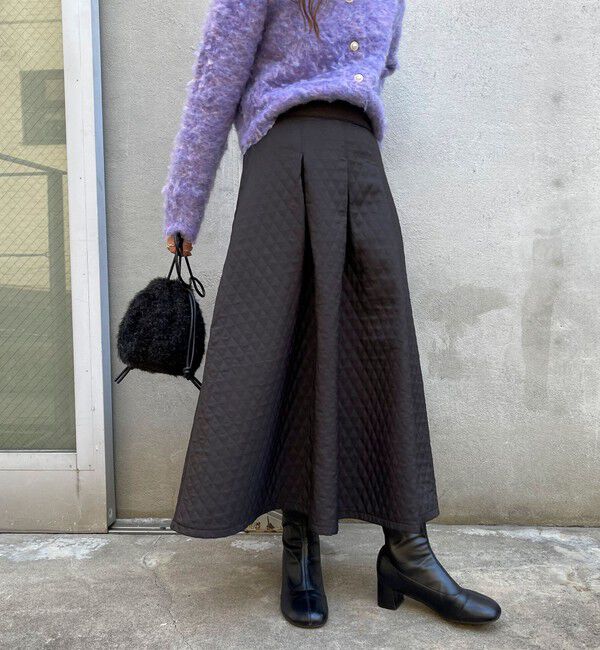 fredy emue「キルティングタックスカート」|スカート|