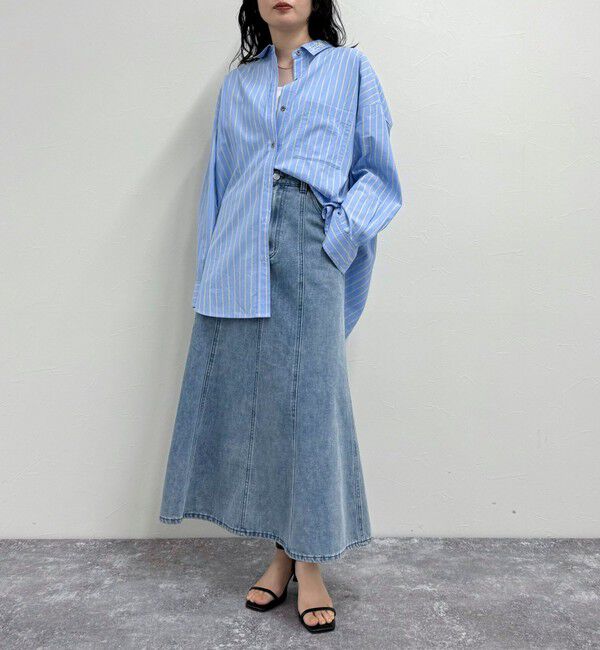 fredy emue「デニムフレアスカート」|スカート|