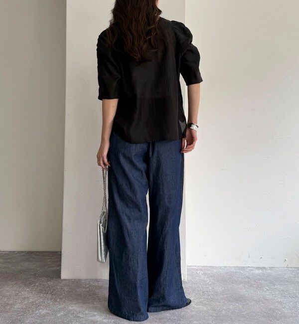 fredy emue「2WAYシアー袖ボリュームブラウス」|シャツ・ブラウス|