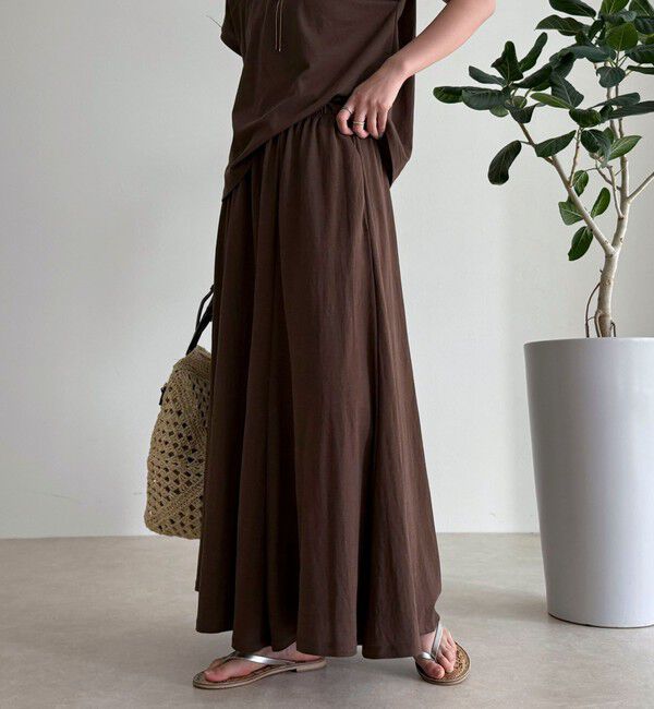 fredy emue「《セットアップ対応》タンブラー鹿の子フレアースカート」|スカート|