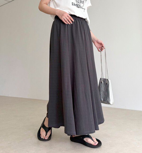 fredy emue「《セットアップ対応》タンブラー鹿の子フレアースカート」|スカート|