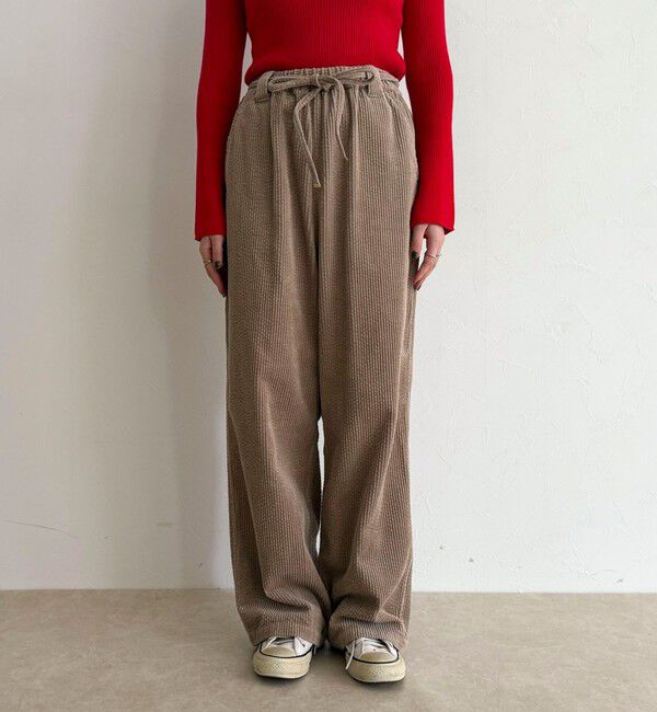 fredy emue「コーデュロイドロストイージーパンツ」|チノ|