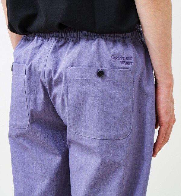 GLOSTER「【色で選べる/ユニセックス対応】GOODNESS イージーパンツ」|チノ|