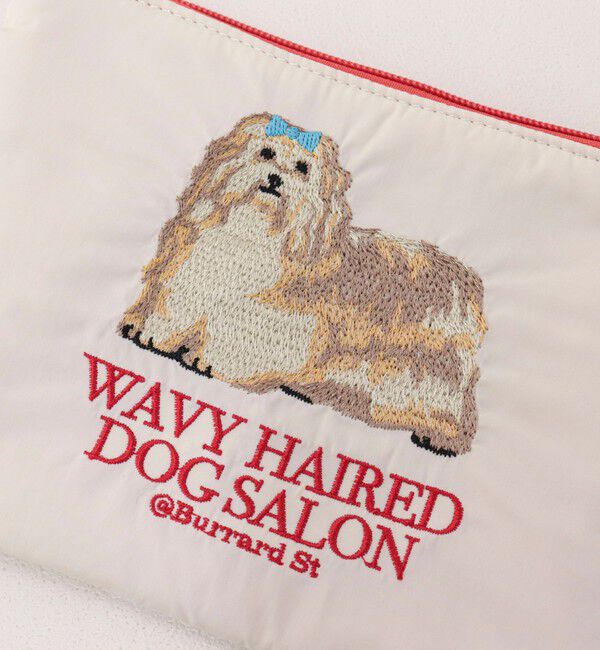 fredy emue「【JOli JOli/ジョリジョリ】刺しゅうフラットポーチ」|ポーチ|