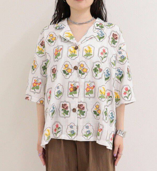 fredy emue「エンブロイダリージャケットシャツ」|シャツ・ブラウス|