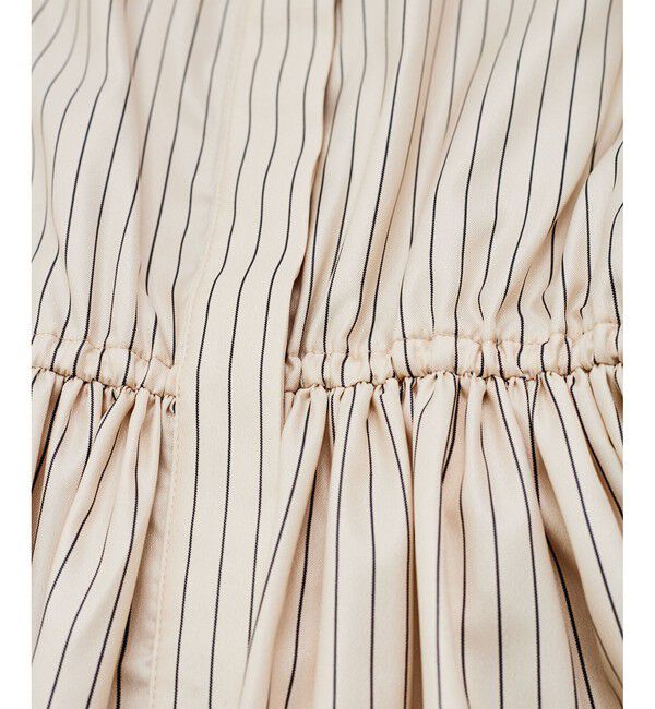 VIS「【WEB限定】ギャザーペプラムブラウス」|シャツ・ブラウス|