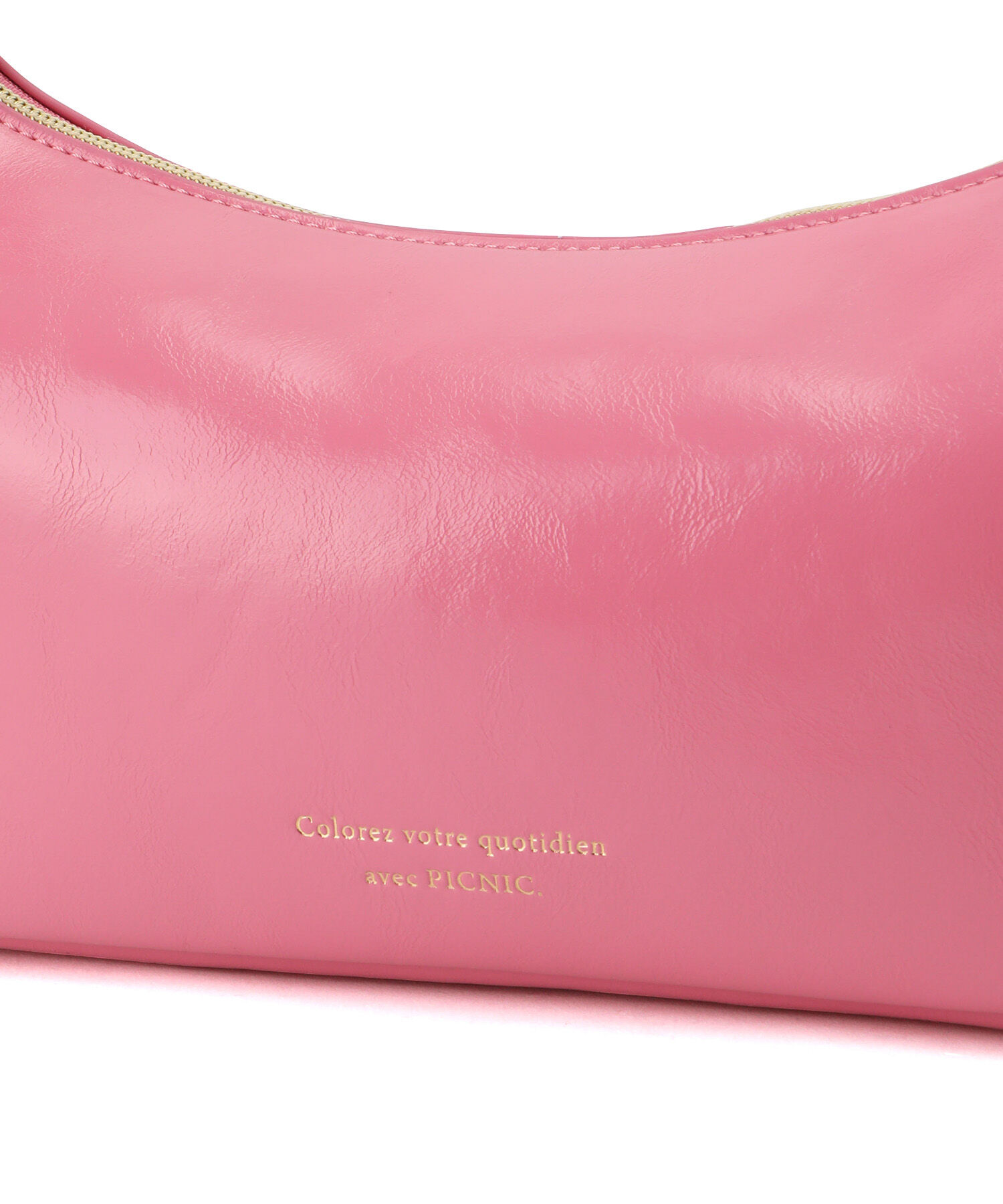 ROPE PICNIC PASSAGE「リンクルエナメルワイドワンショルダー＆クラッチバッグ」|ショルダー・メッセンジャー|