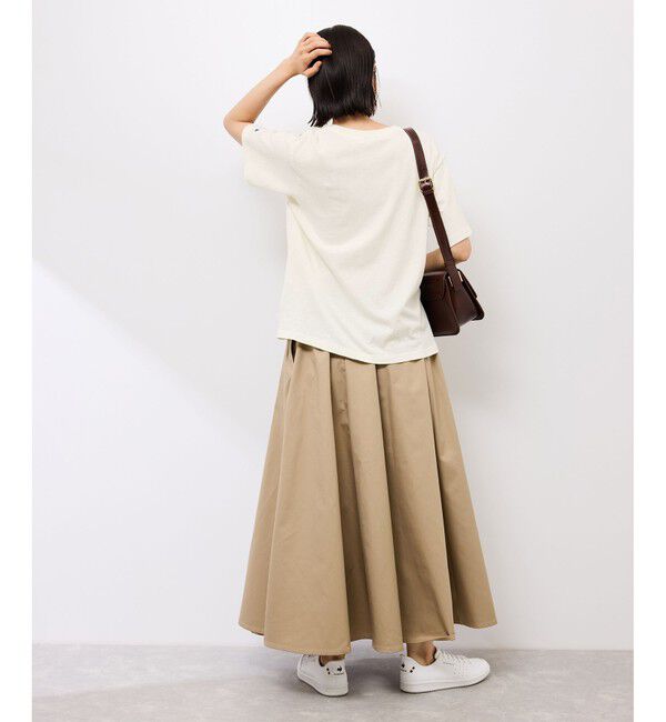 Rope&rsquo;Picnic「【CONVERSE/コンバース】ネップラスラブ天竺クラックプリントTシャツ」|Tシャツ・カットソー|