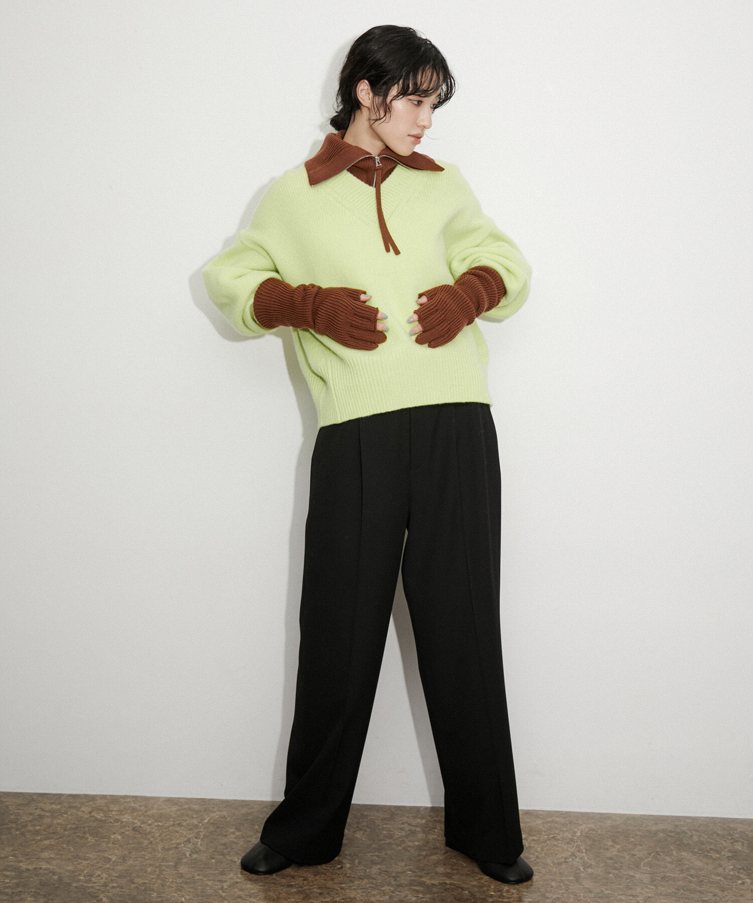 ADAM ET ROPE'「【JANE SMITH for ADAM ET ROPE'】ZIP NECK WARMER」|その他|