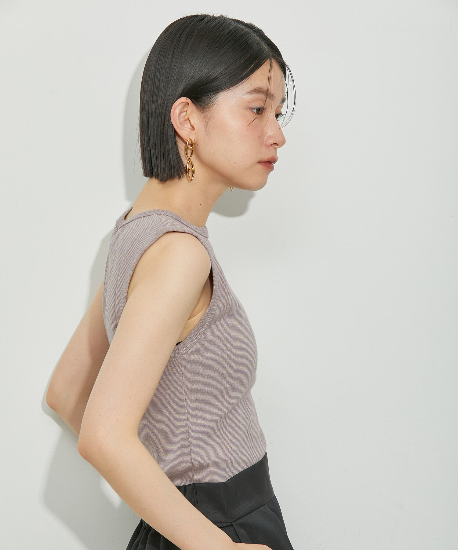 ADAM ET ROPE'「【Miller for ADAM ET ROPE'】別注SLEEVELESS TEE」|タンクトップ|