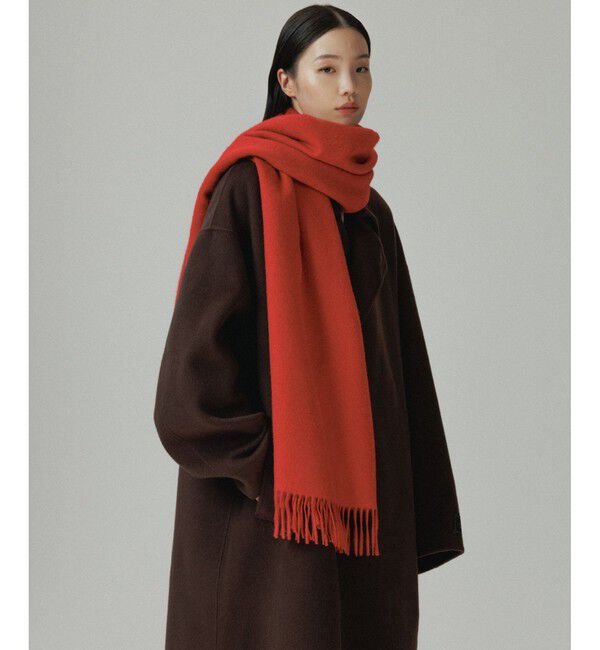 ADAM ET ROPE'「【THE INOUE BROTHERS...together with ADAM ET ROPE'】EX Brushed Scarf」|マフラー|