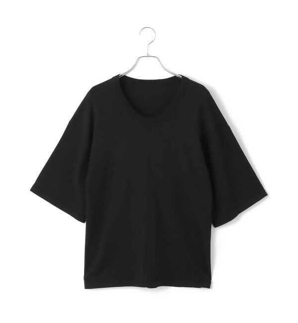 ADAM ET ROPE'「【EMOELLE】シルクリネン混ニットTee」|Tシャツ・カットソー|