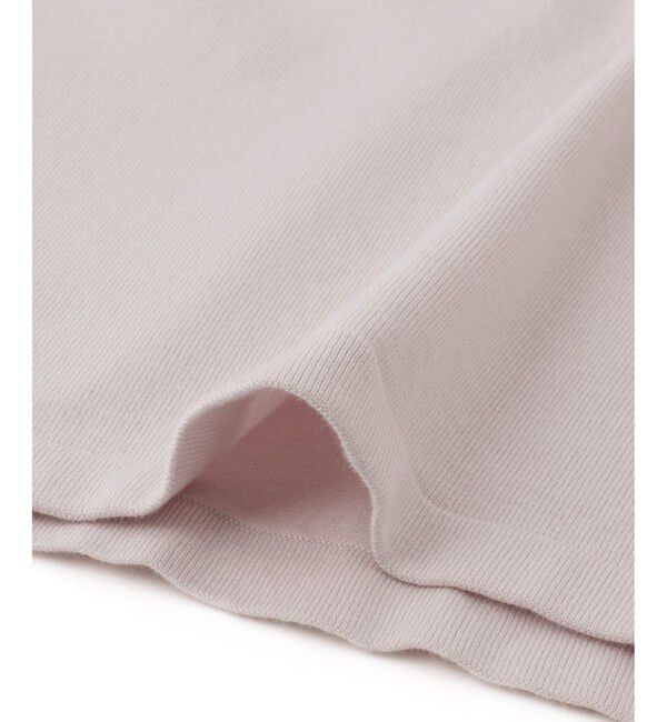 ADAM ET ROPE'「【EMOELLE】シルクリネン混ニットTee」|Tシャツ・カットソー|