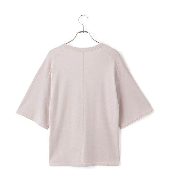 ADAM ET ROPE'「【EMOELLE】シルクリネン混ニットTee」|Tシャツ・カットソー|