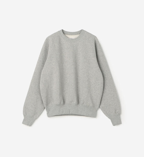  「ANATOMICA | SWEAT RAGLAN CREW NECK WOMEN」|スウェット・ジャージ|GREY