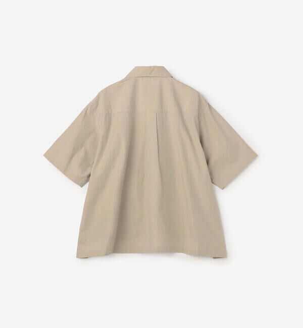 DANTON「DANTON | コットン サイドスリット半袖シャツ WOMEN」|シャツ・ブラウス|