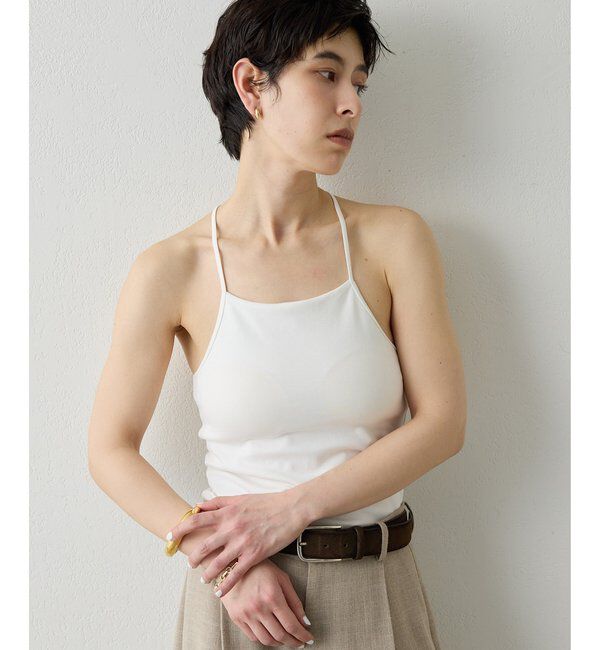 THE PAUSE「【THE PAUSE】バッククロスキャミ」|Tシャツ・カットソー|