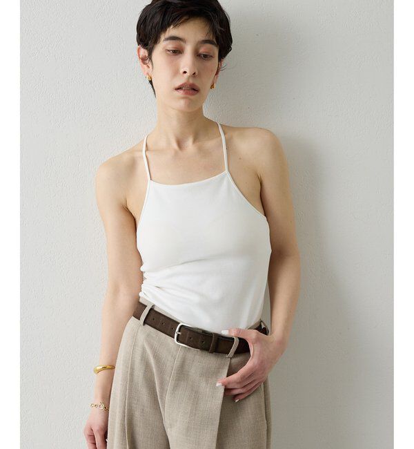 THE PAUSE「【THE PAUSE】バッククロスキャミ」|Tシャツ・カットソー|