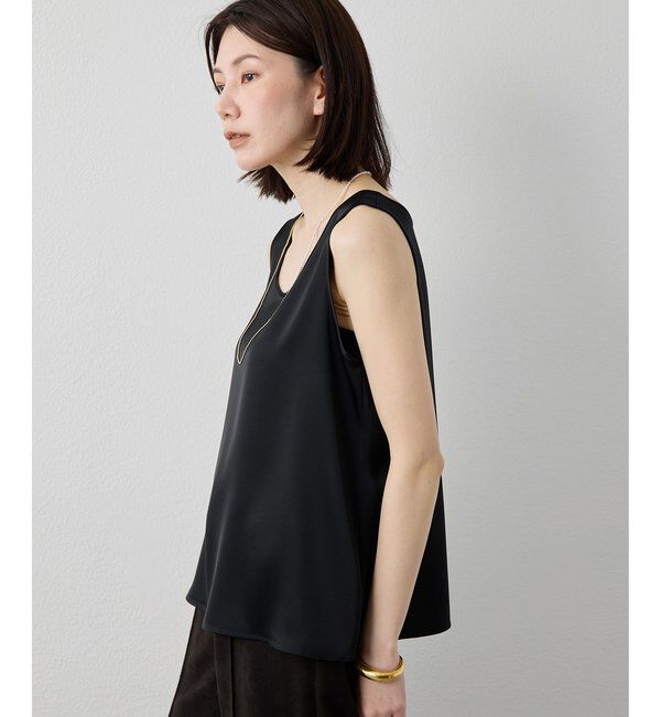 Drawing Numbers「【Drawing Numbers】ダブルサテンタンクブラウス」|シャツ・ブラウス|