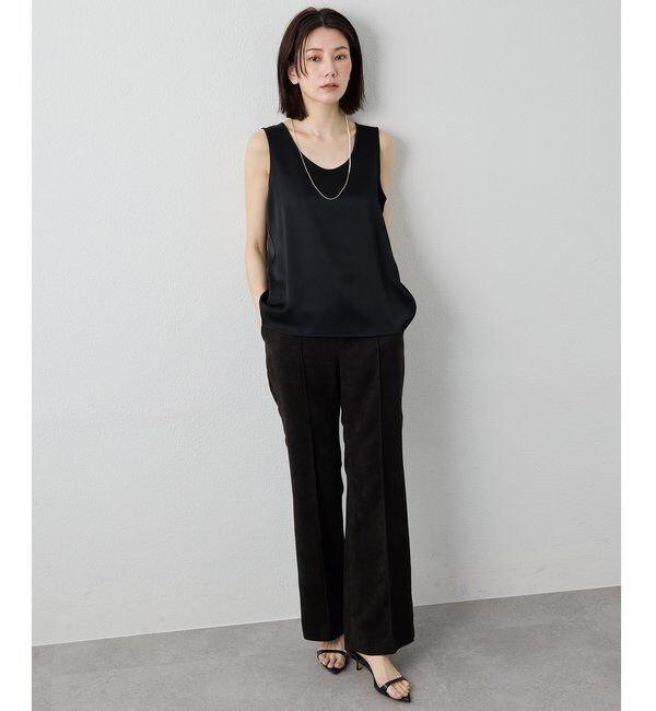 Drawing Numbers「【Drawing Numbers】ダブルサテンタンクブラウス」|シャツ・ブラウス|