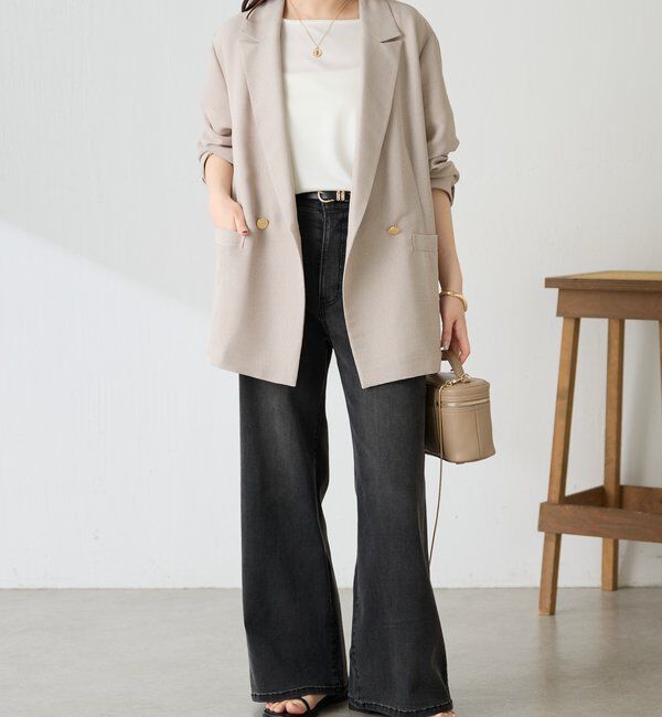  「【XLサイズ登場//累計販売1万超】リラックススーパーワイドデニム」|デニム|