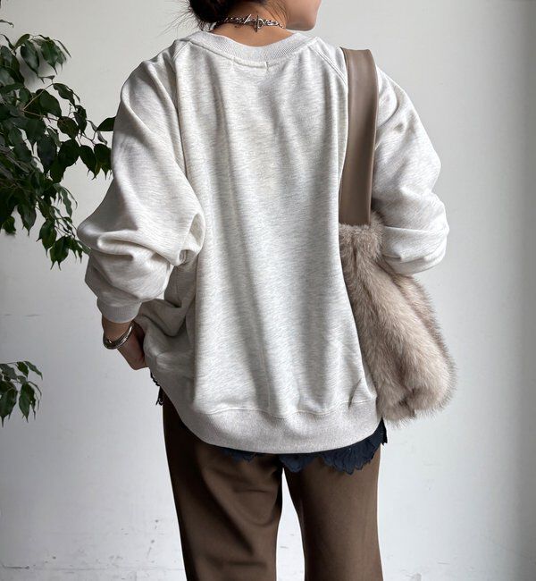  「【WEB限定】ロゴラグランワイドプルオーバー」|Tシャツ・カットソー|