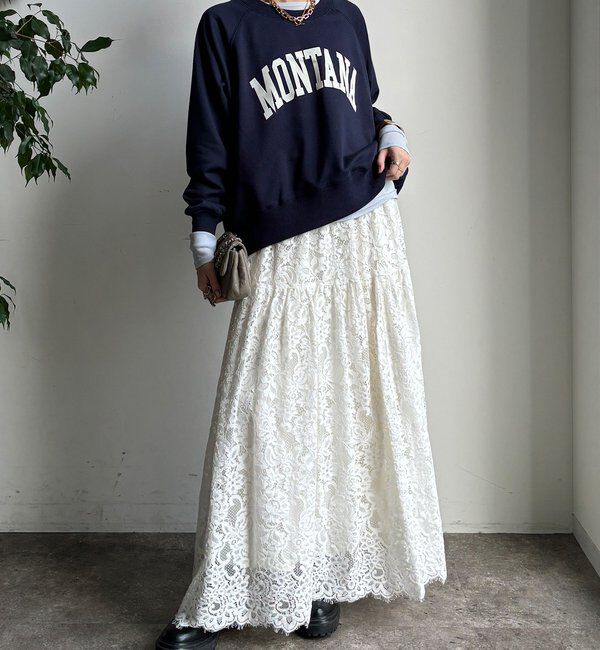  「【WEB限定】ロゴラグランワイドプルオーバー」|Tシャツ・カットソー|