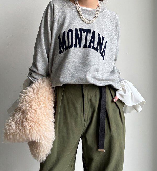  「【WEB限定】ロゴラグランワイドプルオーバー」|Tシャツ・カットソー|