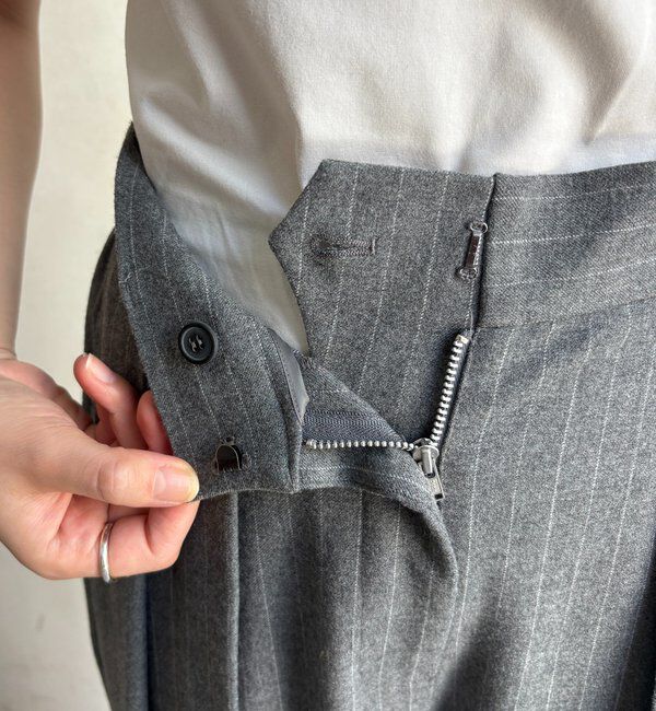  「ソフト起毛ストレッチパンツ」|チノ|