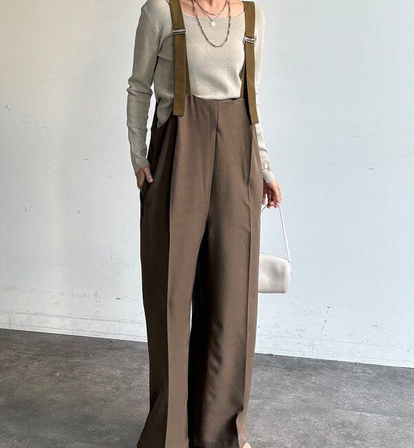  「【WEB限定】ツイルサロペット」|ワンピース|