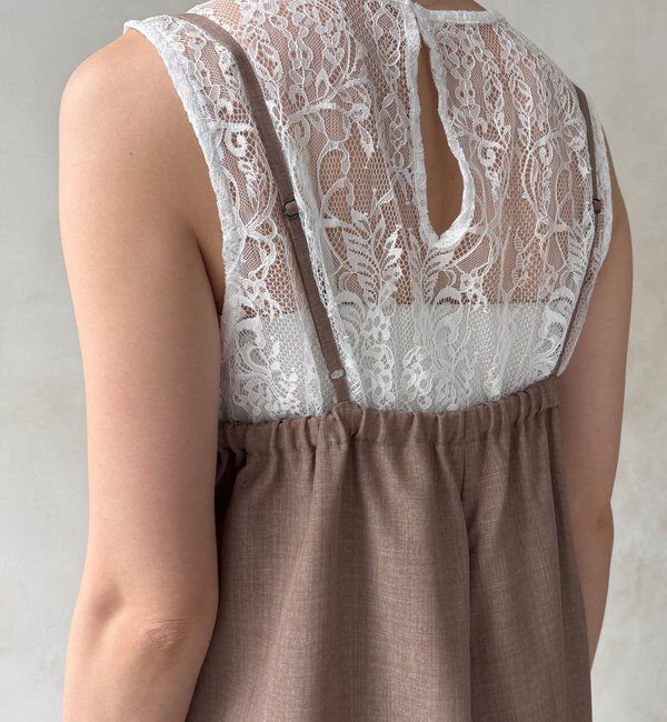  「【WEB限定】ツイストビスチェサロペット」|ワンピース|