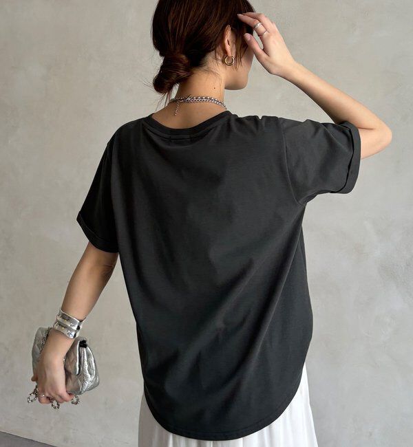  「【WEB限定】ハート刺繍ロゴプリントTEE」|Tシャツ・カットソー|