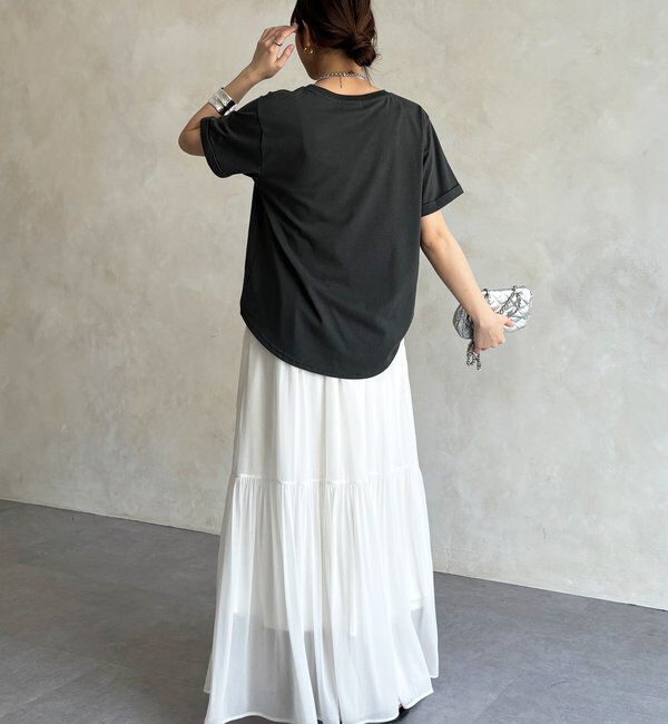  「【WEB限定】ハート刺繍ロゴプリントTEE」|Tシャツ・カットソー|