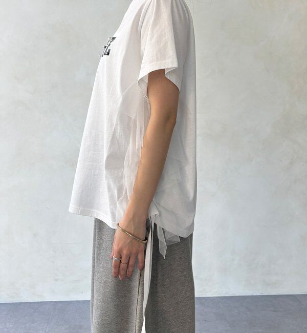  「【WEB限定】ビジューロゴTEE」|Tシャツ・カットソー|