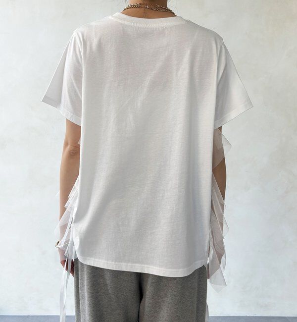  「【WEB限定】ビジューロゴTEE」|Tシャツ・カットソー|