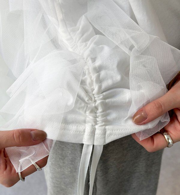  「【WEB限定】ビジューロゴTEE」|Tシャツ・カットソー|