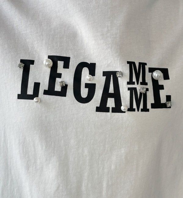  「【WEB限定】ビジューロゴTEE」|Tシャツ・カットソー|