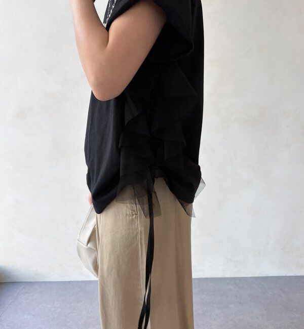  「【WEB限定】ビジューロゴTEE」|Tシャツ・カットソー|