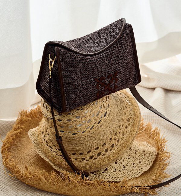  「ナイロンラフィアショルダーバッグ」|ショルダー・メッセンジャー|