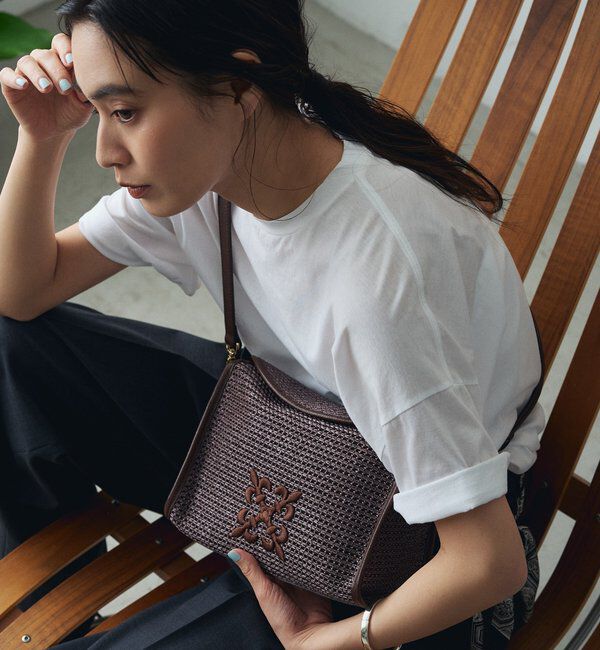  「ナイロンラフィアショルダーバッグ」|ショルダー・メッセンジャー|