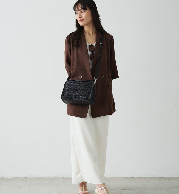  「ナイロンラフィアショルダーバッグ」|ショルダー・メッセンジャー|